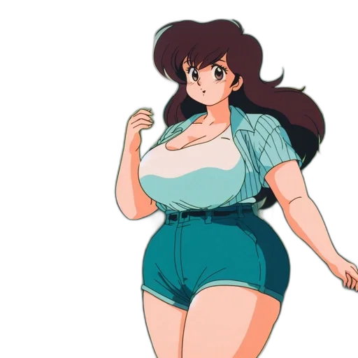 dress, anime, vaporwave, concept art transparent PNG cut-out