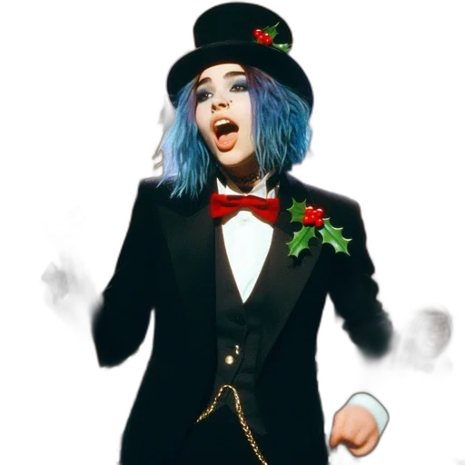 hat, dress, staff, cartoon transparent PNG cut-out
