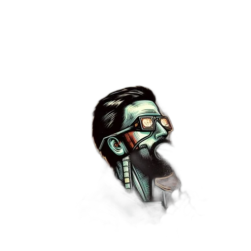 mask, face, robot, creature transparent PNG cut-out