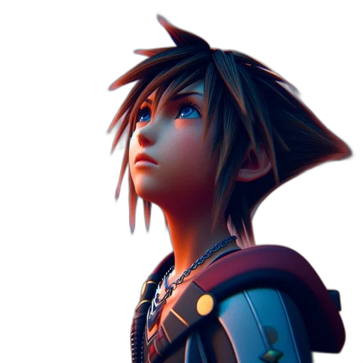 face, sword, jacket, staff transparent PNG cut-out