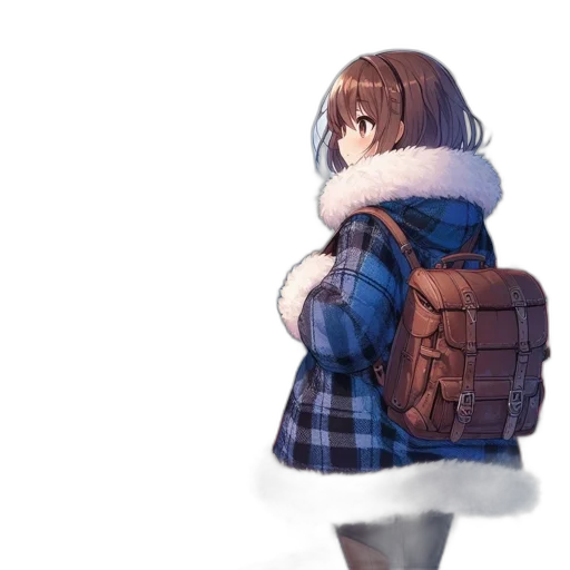 jacket, dress, robot, creature transparent PNG cut-out