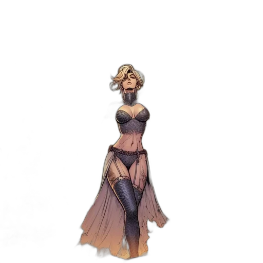 dress, hair, concept art, fantasy art transparent PNG cut-out