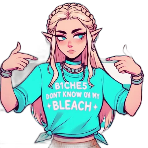 dress, vaporwave, pixel art, concept art transparent PNG cut-out