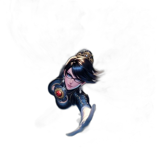hair, creature, mask, weapon transparent PNG cut-out
