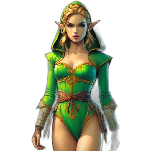 dress, fantasy art, concept art, pixel art transparent PNG cut-out