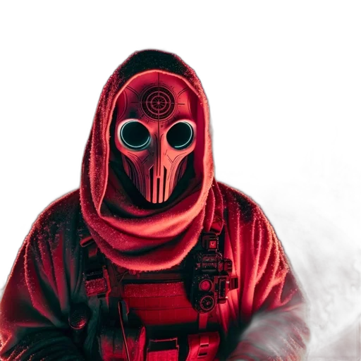 mask, jacket, face, robot transparent PNG cut-out