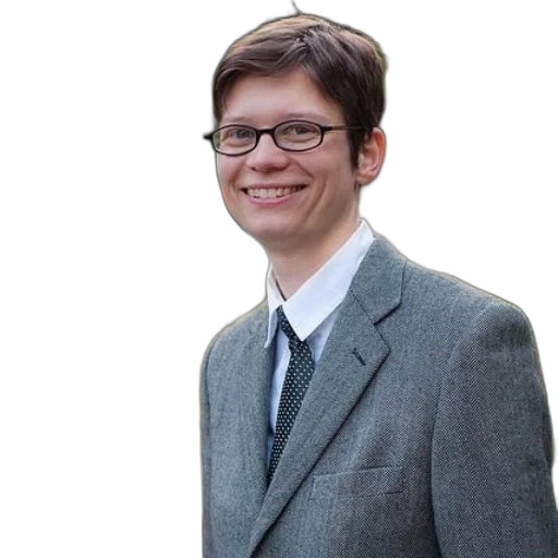 staff, jacket, face, hair transparent PNG cut-out