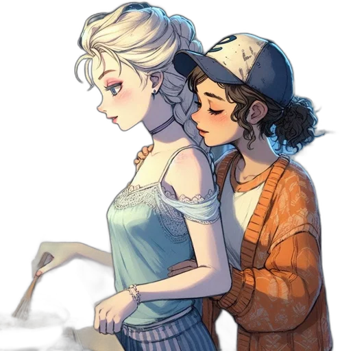 hat, watercolor, concept art, anime transparent PNG cut-out