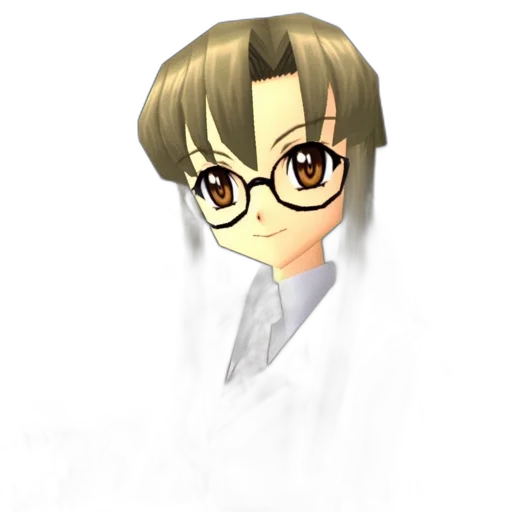 staff, 3d render, pixel art, anime transparent PNG cut-out