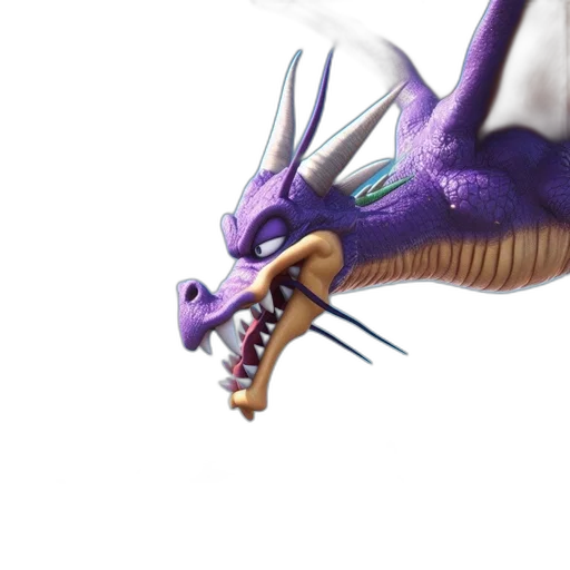 dragon, creature, animal, weapon transparent PNG cut-out