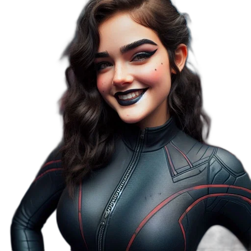 face, concept art, comic book art, cartoon transparent PNG cut-out