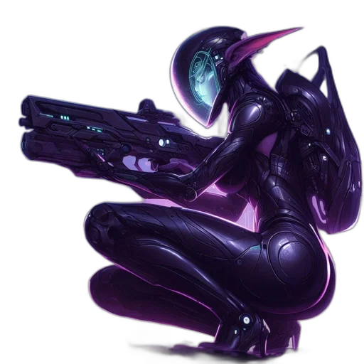 robot, weapon, staff, concept art transparent PNG cut-out