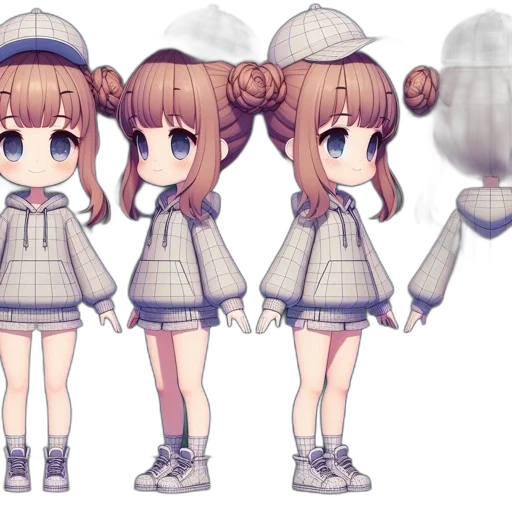 hat, umbrella, staff, creature transparent PNG cut-out