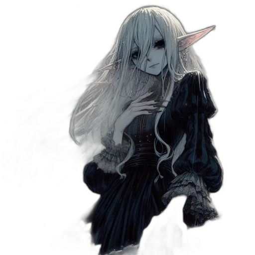 mask, staff, creature, hair transparent PNG cut-out