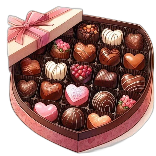 food, photorealistic, 3d render, box transparent PNG cut-out
