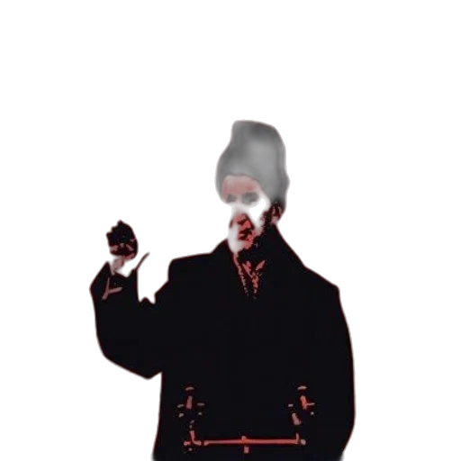 mask, jacket, face, staff transparent PNG cut-out