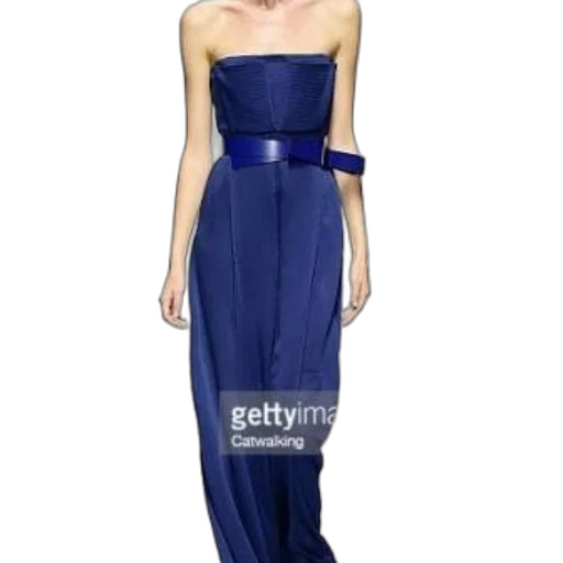 dress, blue, model, wears transparent PNG cut-out