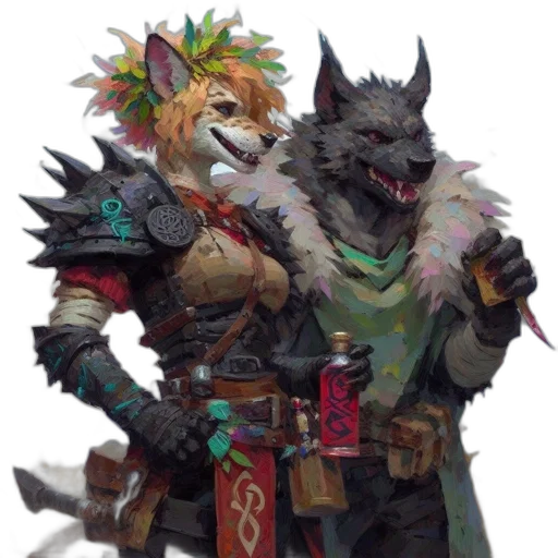 dragon, staff, mask, weapon transparent PNG cut-out