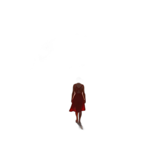 dress, hair, umbrella, creature transparent PNG cut-out