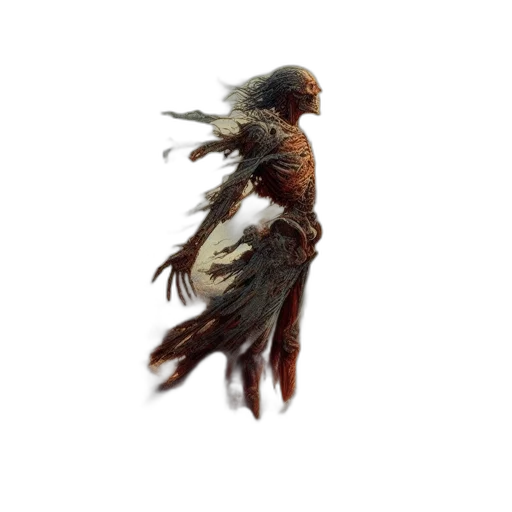 dragon, creature, hair, animal transparent PNG cut-out