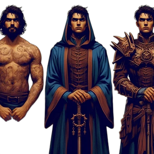 fantasy art, concept art, comic book art, pixel art transparent PNG cut-out