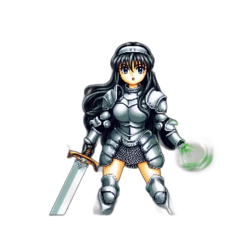 sword, weapon, staff, robot transparent PNG cut-out
