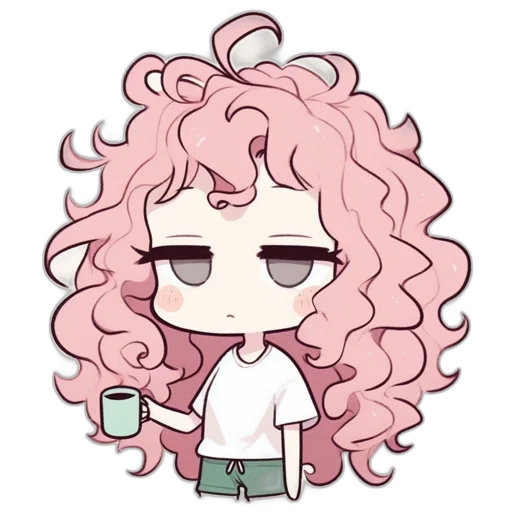 hair, staff, creature, anime transparent PNG cut-out