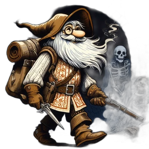 staff, fantasy art, concept art, comic book art transparent PNG cut-out