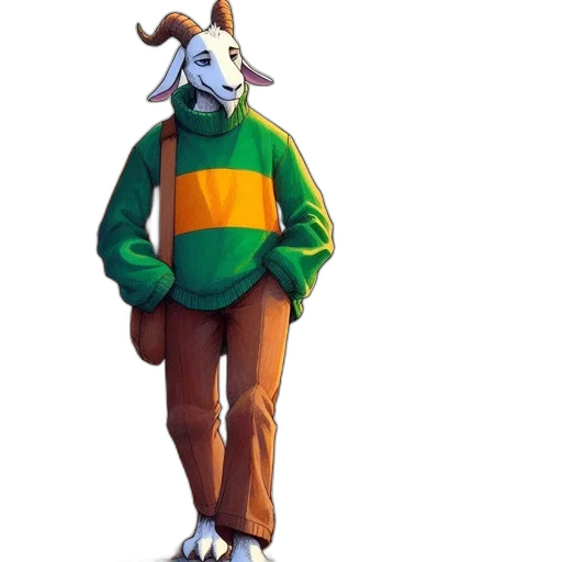 jacket, staff, animal, mask transparent PNG cut-out
