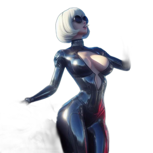 robot, dress, mask, creature transparent PNG cut-out