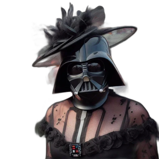 mask, hat, staff, face transparent PNG cut-out