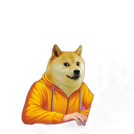 jacket, staff, animal, creature transparent PNG cut-out