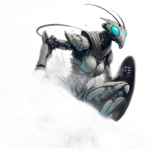 robot, creature, dragon, weapon transparent PNG cut-out