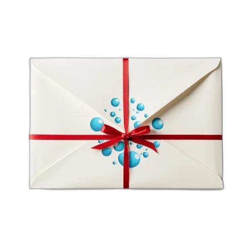 jewelry, closed, envelope, decorative transparent PNG cut-out