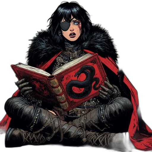 jacket, comic book art, fantasy art, concept art transparent PNG cut-out