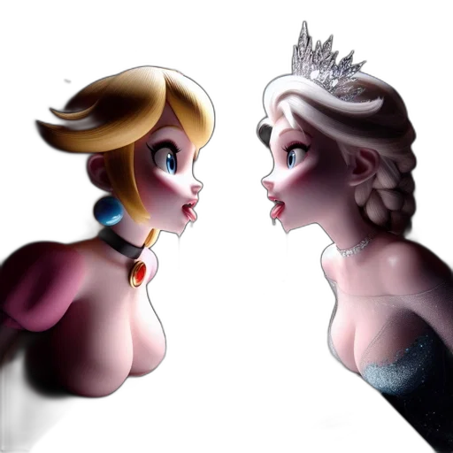 crown, concept art, 3d render, cartoon transparent PNG cut-out