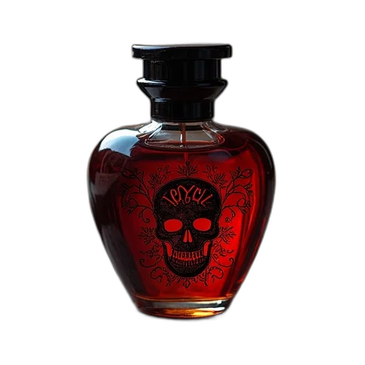 bottle, 3d render, photorealistic, poison transparent PNG cut-out