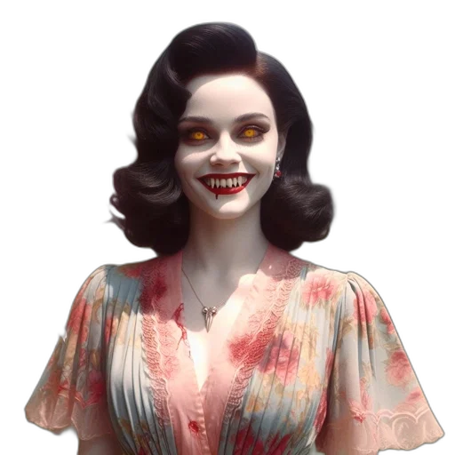 dress, face, concept art, 3d render transparent PNG cut-out