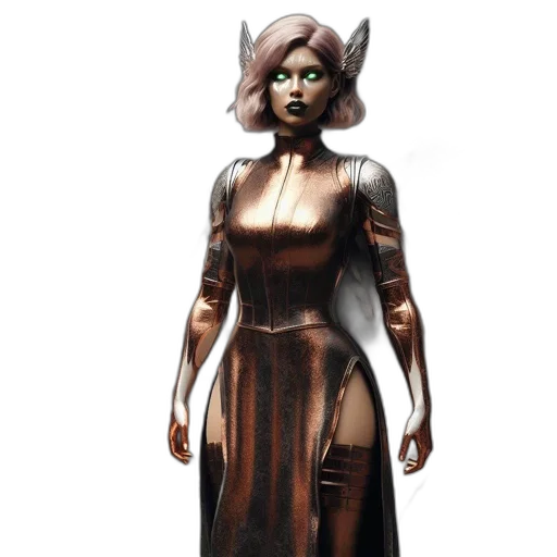 dress, concept art, fantasy art, comic book art transparent PNG cut-out