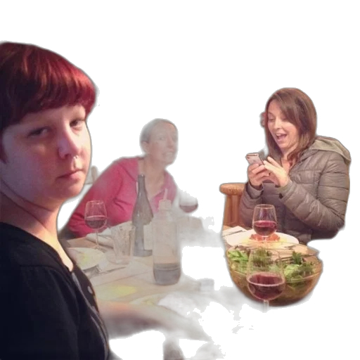food, face, bottle, photorealistic transparent PNG cut-out