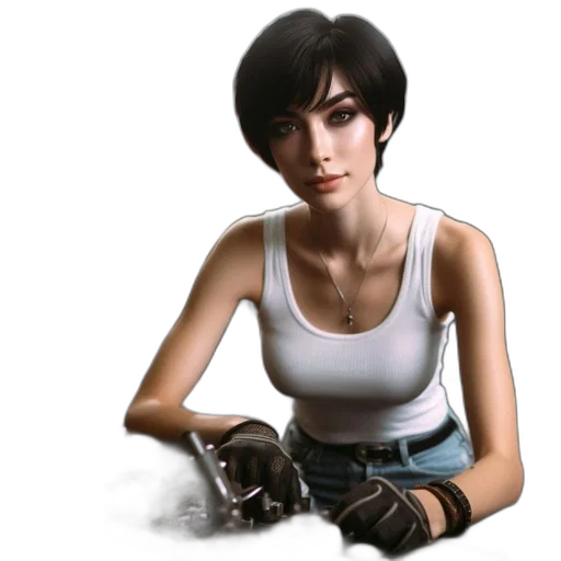 weapon, robot, concept art, photorealistic transparent PNG cut-out