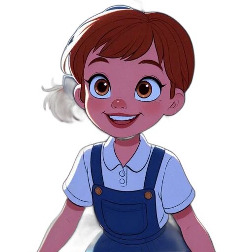 staff, dress, face, cartoon transparent PNG cut-out