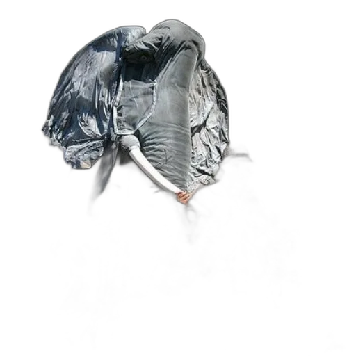 jacket, umbrella, mask, hat transparent PNG cut-out