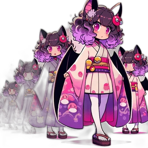 staff, creature, mask, dress transparent PNG cut-out