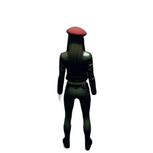hat, staff, jacket, creature transparent PNG cut-out