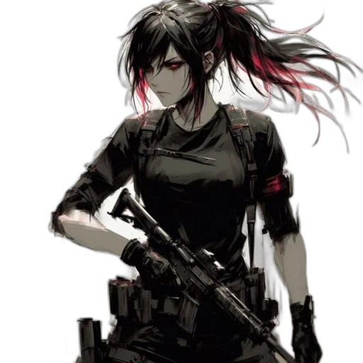 weapon, cyberpunk, concept art, anime transparent PNG cut-out