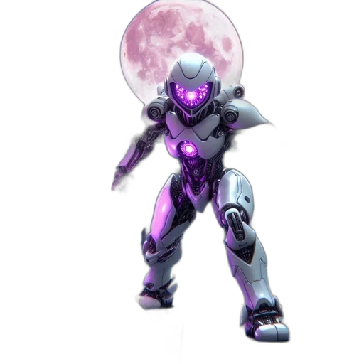 robot, weapon, creature, staff transparent PNG cut-out