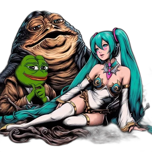 creature, dress, anime, fantasy art transparent PNG cut-out