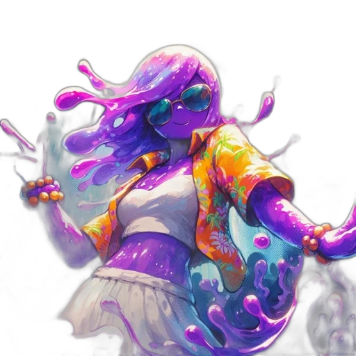 dress, staff, jacket, creature transparent PNG cut-out