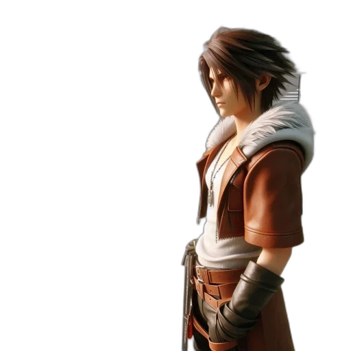 jacket, sword, concept art, 3d render transparent PNG cut-out